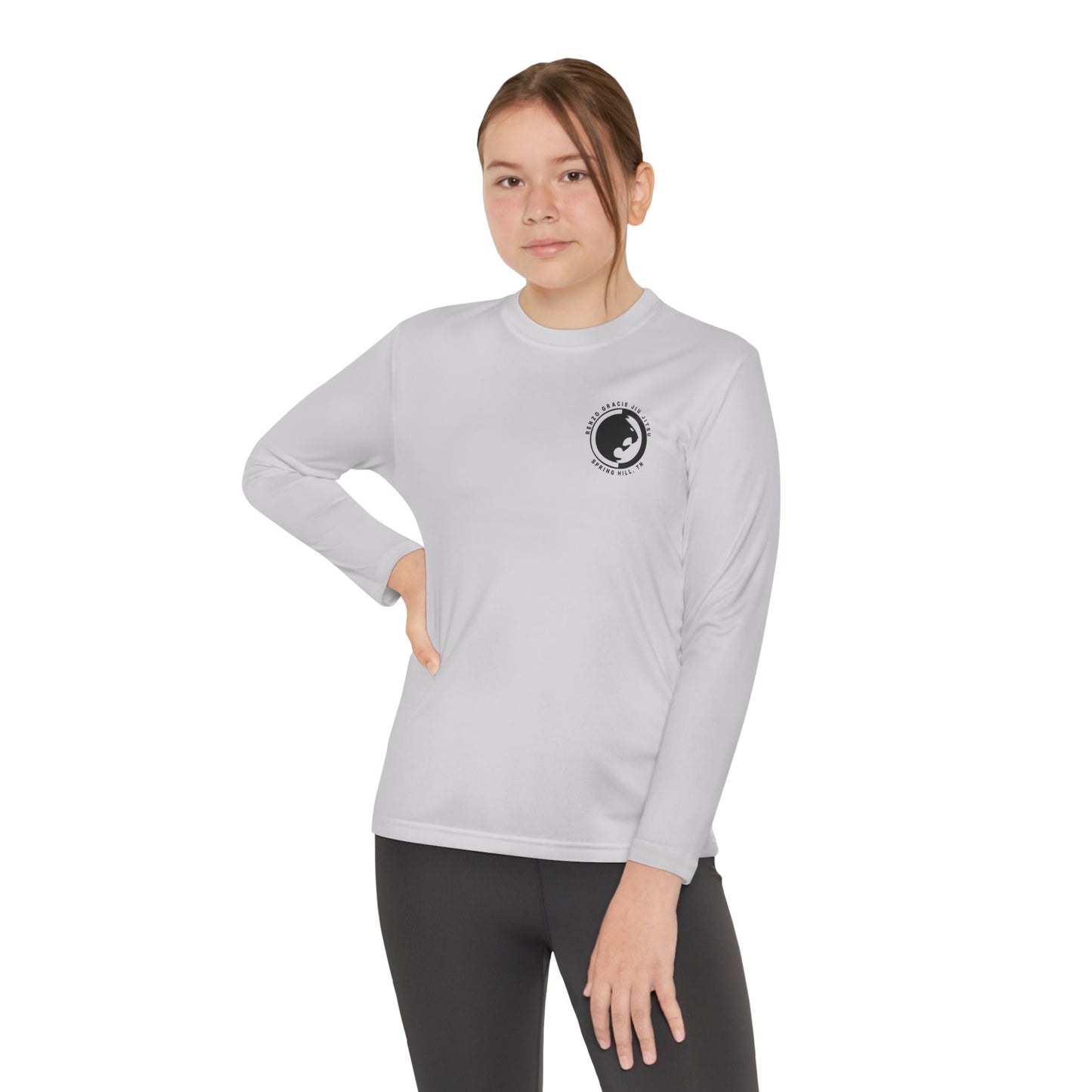 Spring Hill Youth Long Sleeve Competitor Tee - Stylish Athletic Shirt with Gracie Design