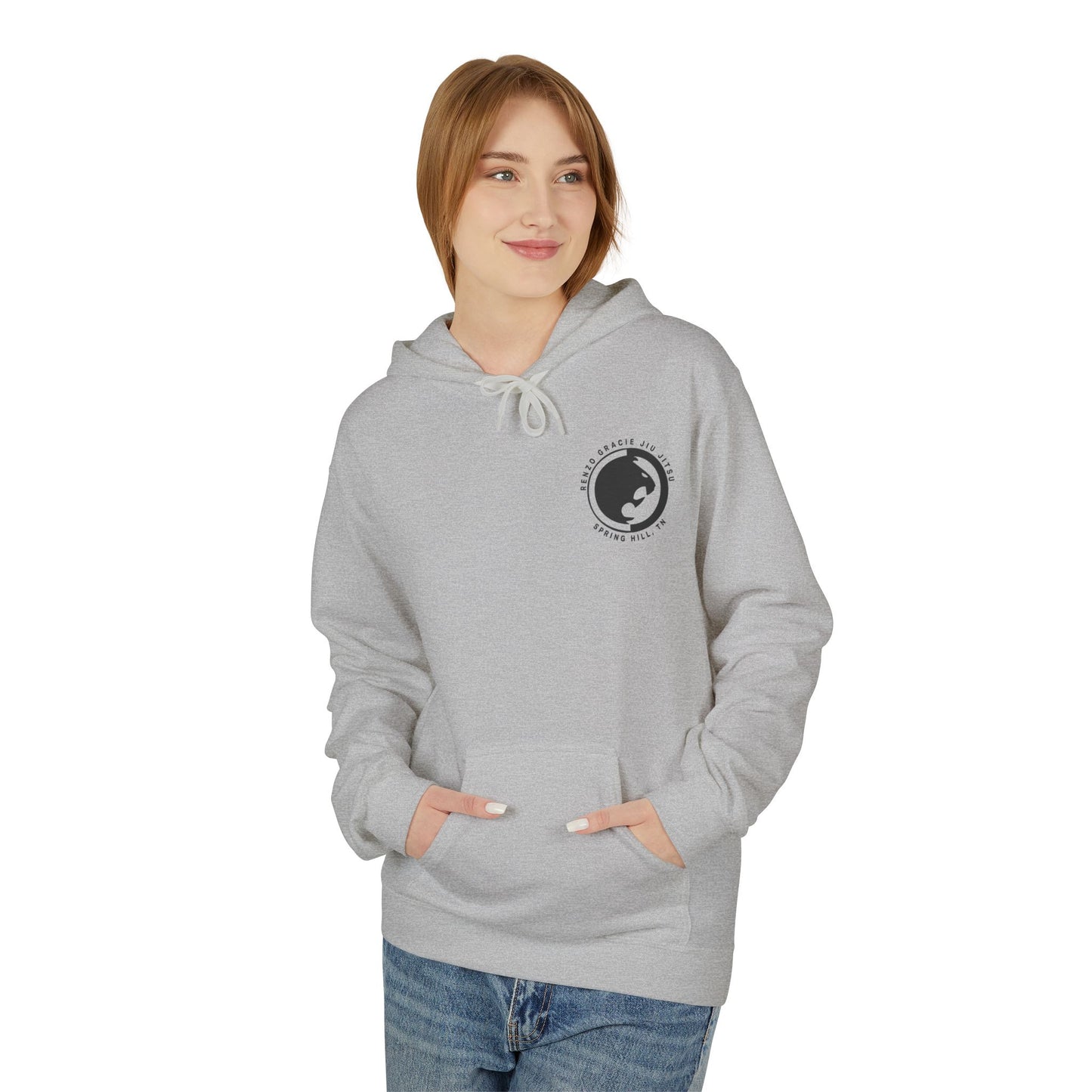 Spring Hill Renzo Gracie Unisex Fleece Hoodie - Soft, Stylish, Perfect for Training