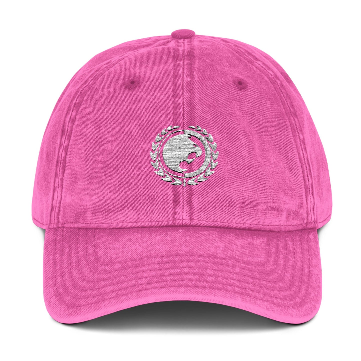 Renzo Gracie White Logo Vintage Cap (Embroidery)