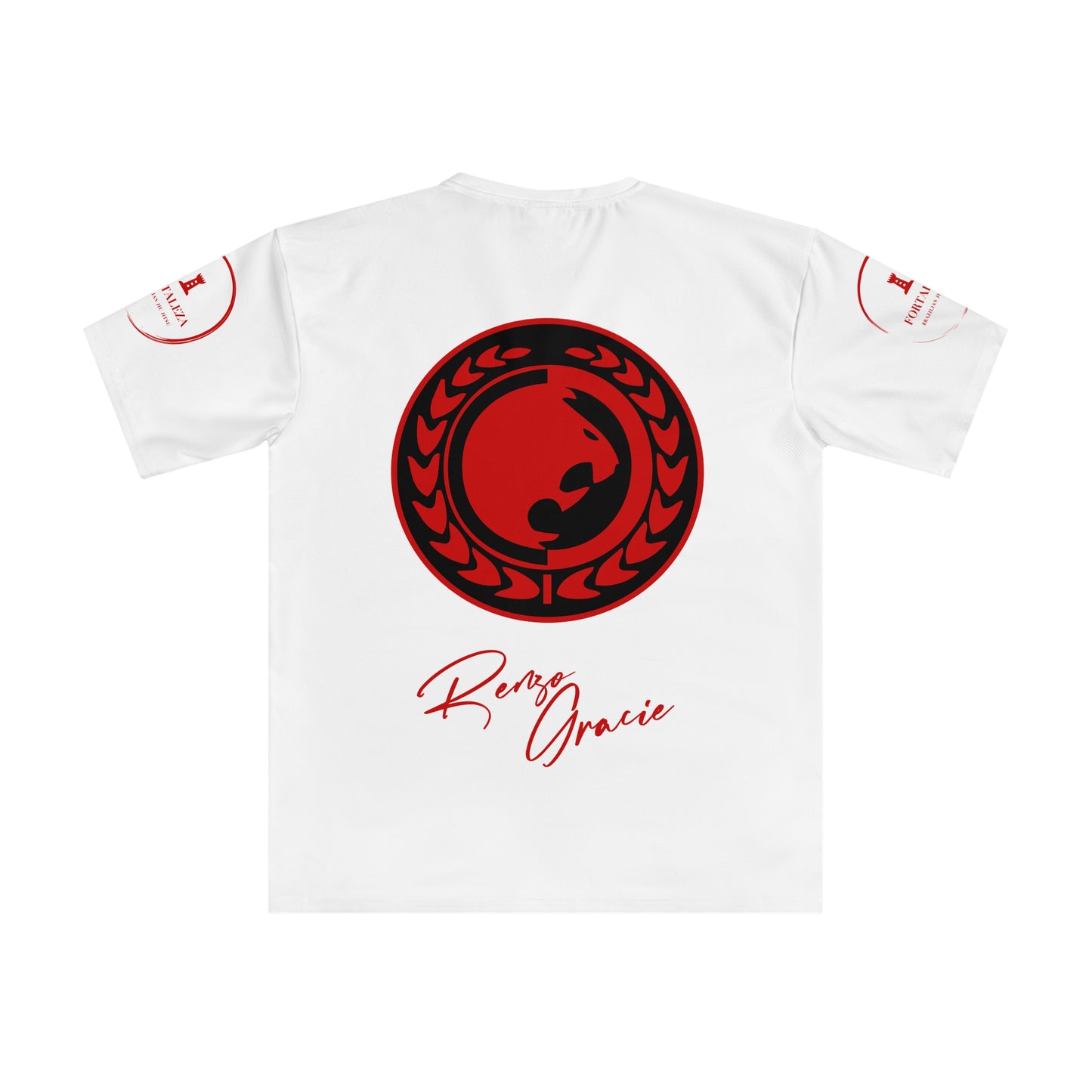 Renzo Gracie Red and Black Logo Men's Loose T-shirt