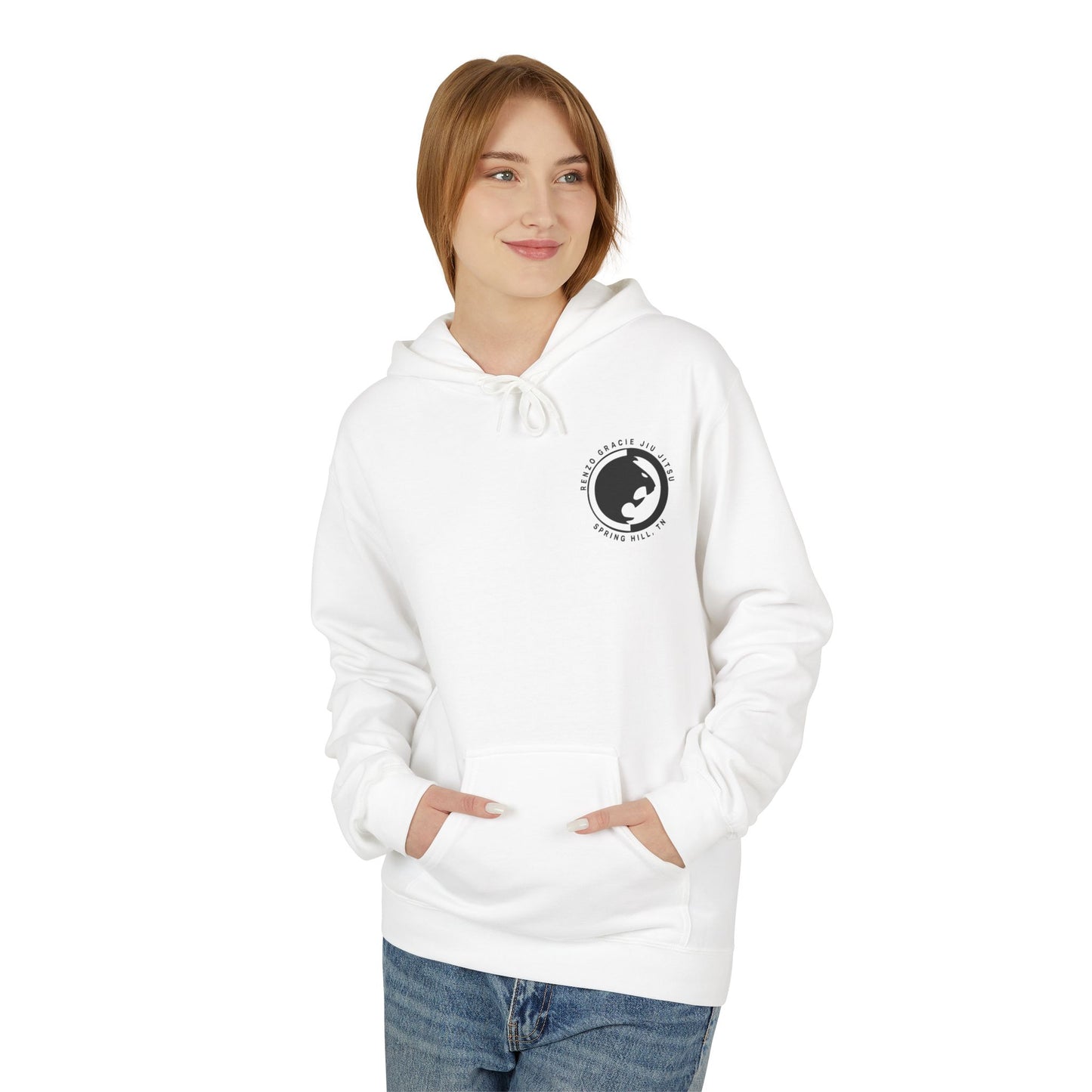 Spring Hill Renzo Gracie Unisex Fleece Hoodie - Soft, Stylish, Perfect for Training