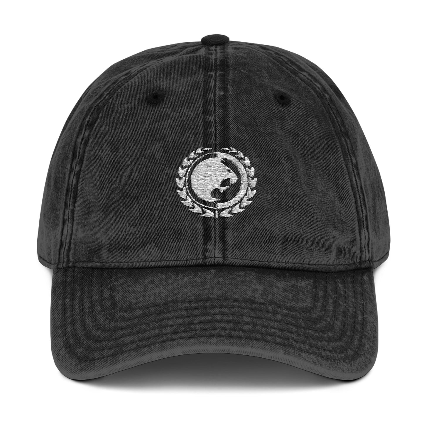 Renzo Gracie White Logo Vintage Cap (Embroidery)