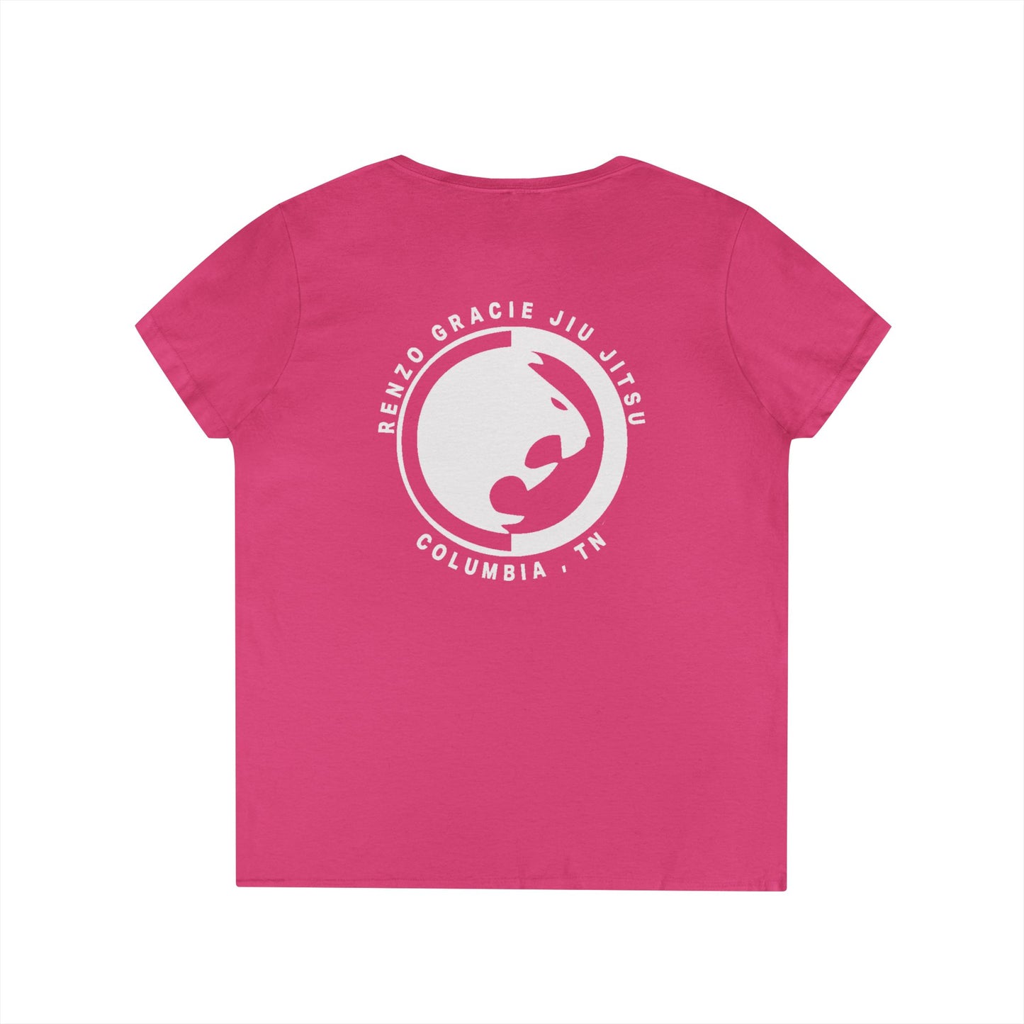 Columbia Ladies' V-Neck Jiu Jitsu T-Shirt - Kenzo Gracie Design