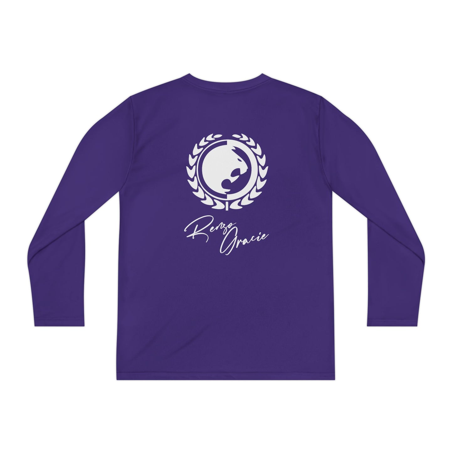 Spring Hill Youth Long Sleeve Competitor Tee - White Renzo Gracie Logo