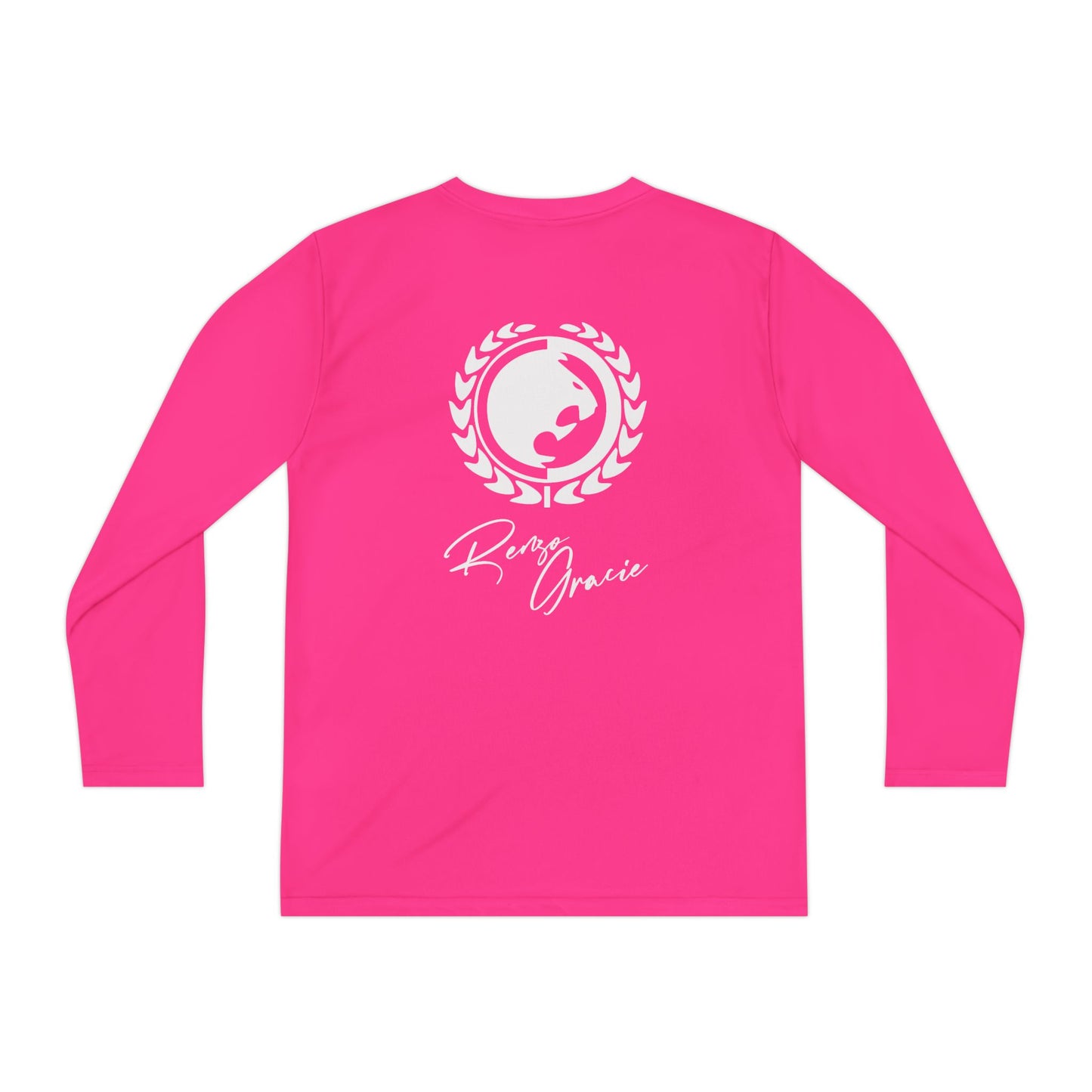 Spring Hill Youth Long Sleeve Competitor Tee - White Renzo Gracie Logo