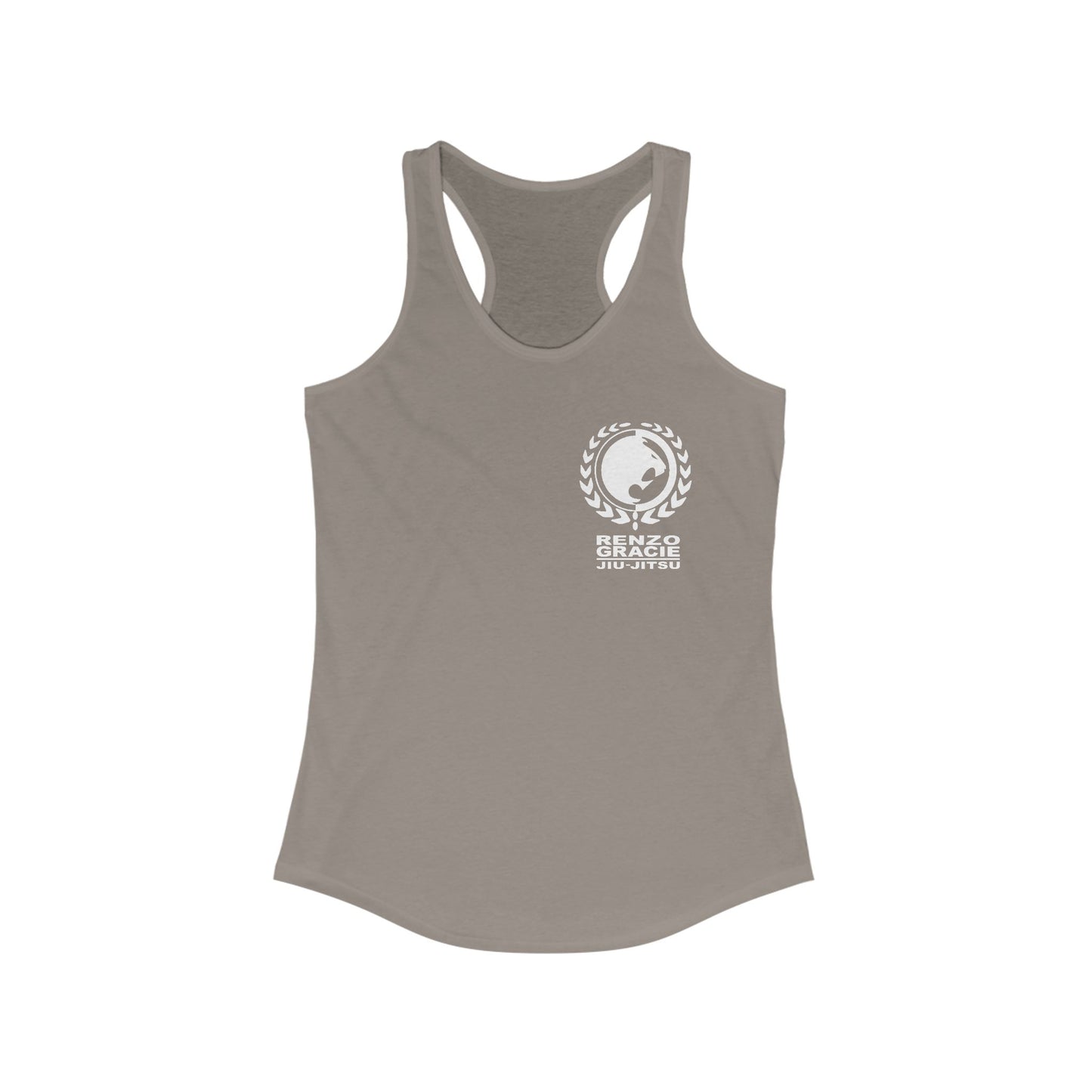 Renzo Gracie Logo Women's Ideal Racerback Tank - Perfect for Fitness and Casual Outings