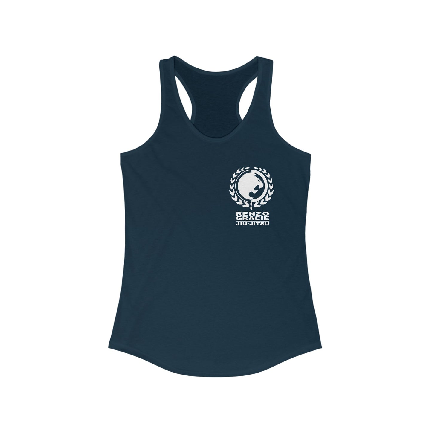 Renzo Gracie Logo Women's Ideal Racerback Tank - Perfect for Fitness and Casual Outings