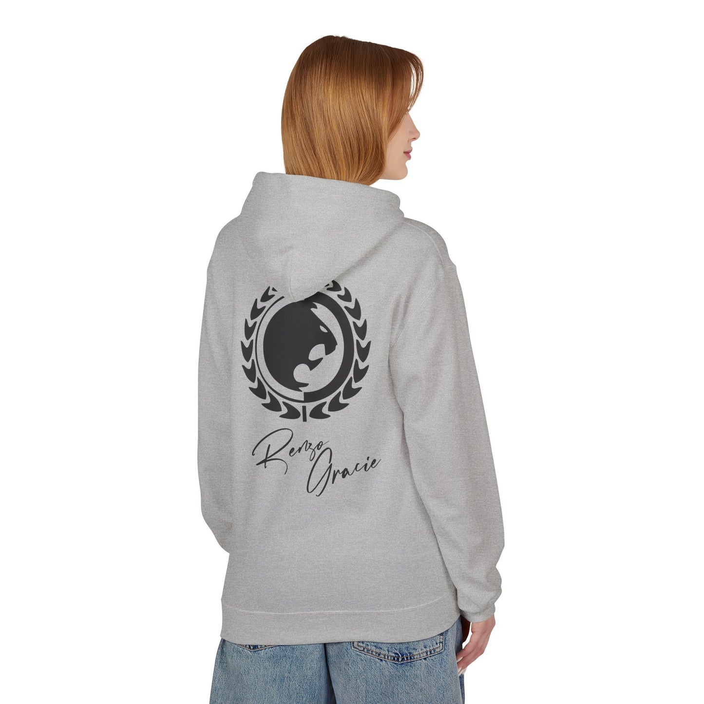 Spring Hill Renzo Gracie Unisex Fleece Hoodie - Soft, Stylish, Perfect for Training