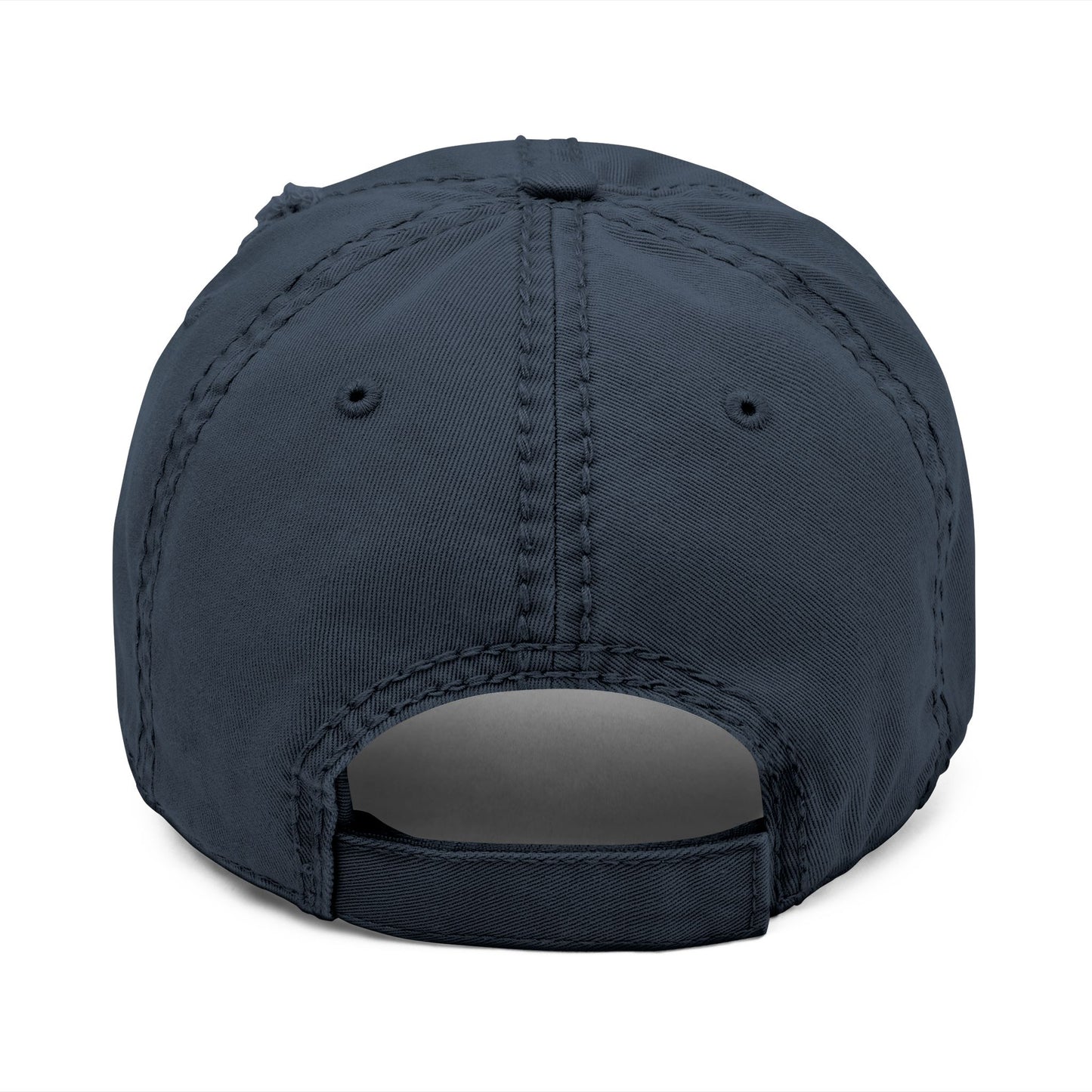 Renzo Gracie White Logo Distressed Dad Hat (Embroidery)