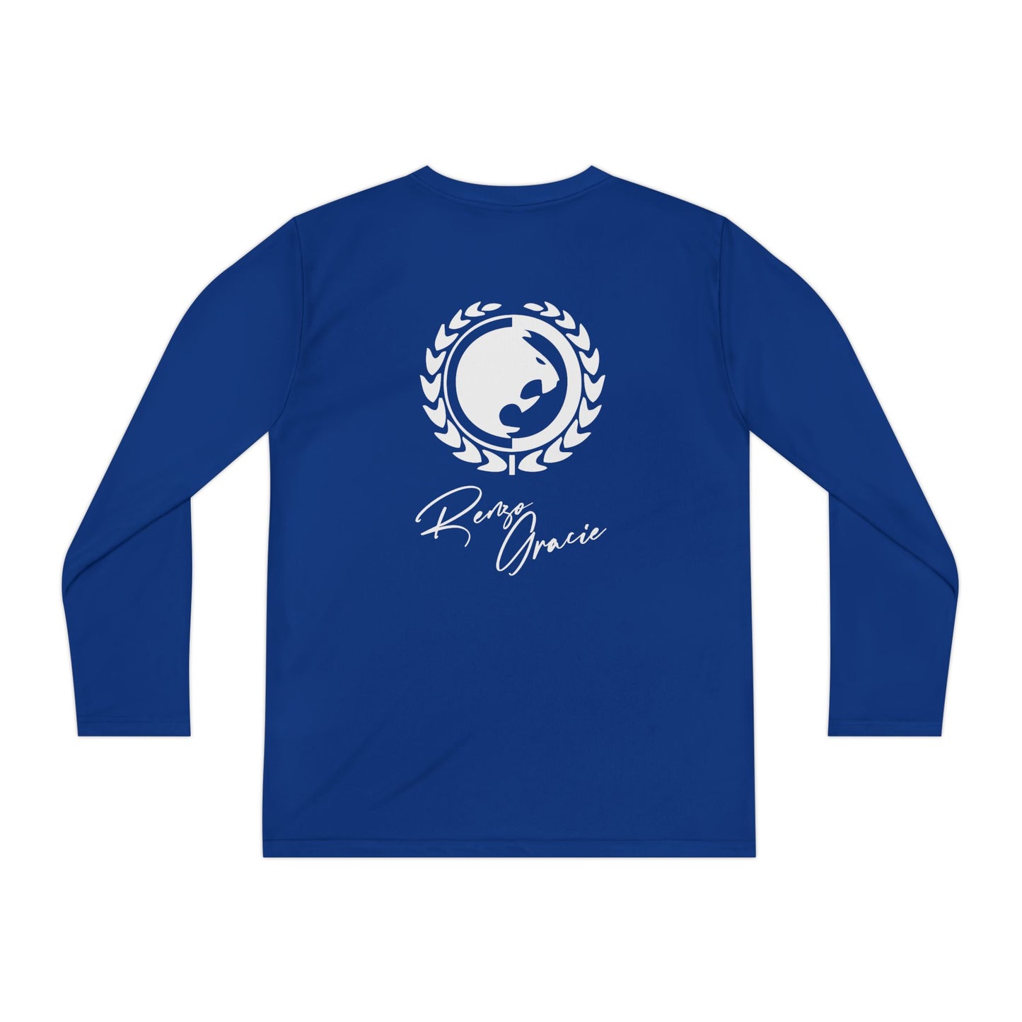 Spring Hill Youth Long Sleeve Competitor Tee - White Renzo Gracie Logo