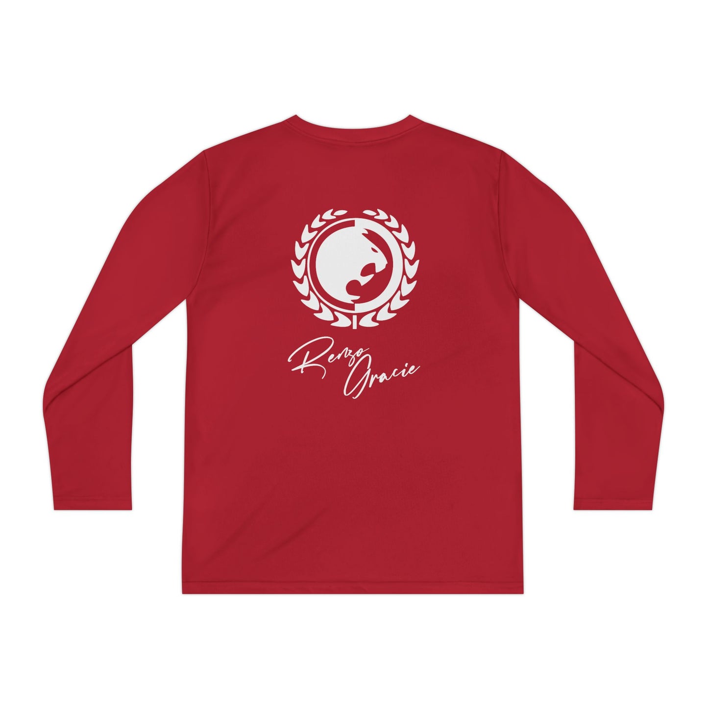 Spring Hill Youth Long Sleeve Competitor Tee - White Renzo Gracie Logo