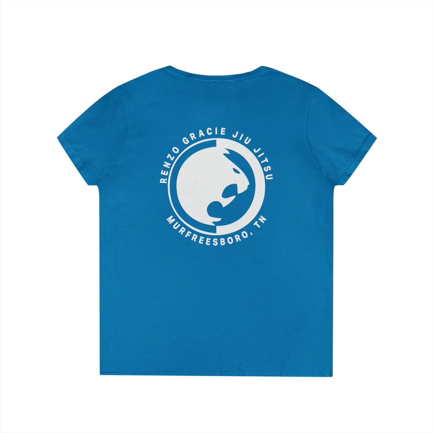 Murfreesboro Renzo Gracie Jiu-Jitsu Ladies' V-Neck T-Shirt - Perfect for Martial Arts Enthusiasts