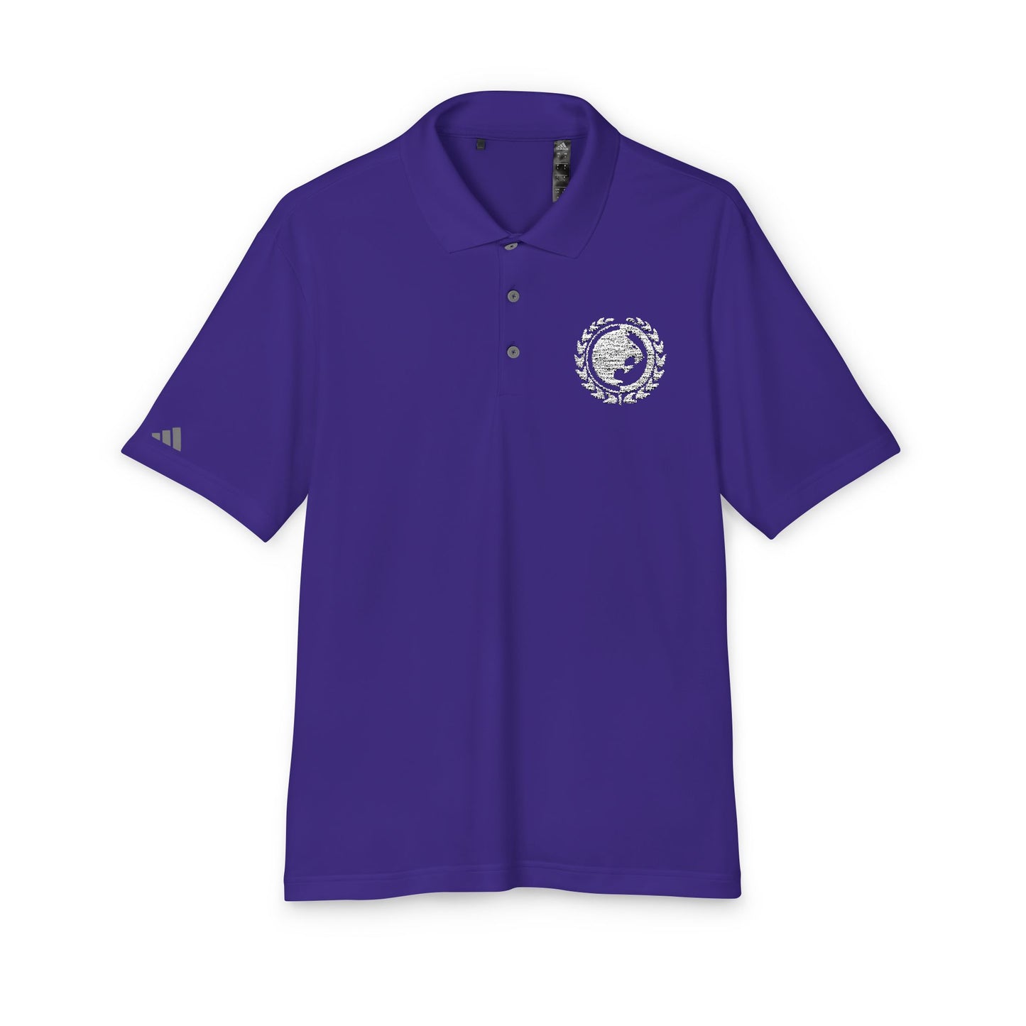 Renzo Gracie White Logo adidas Unisex Performance Polo