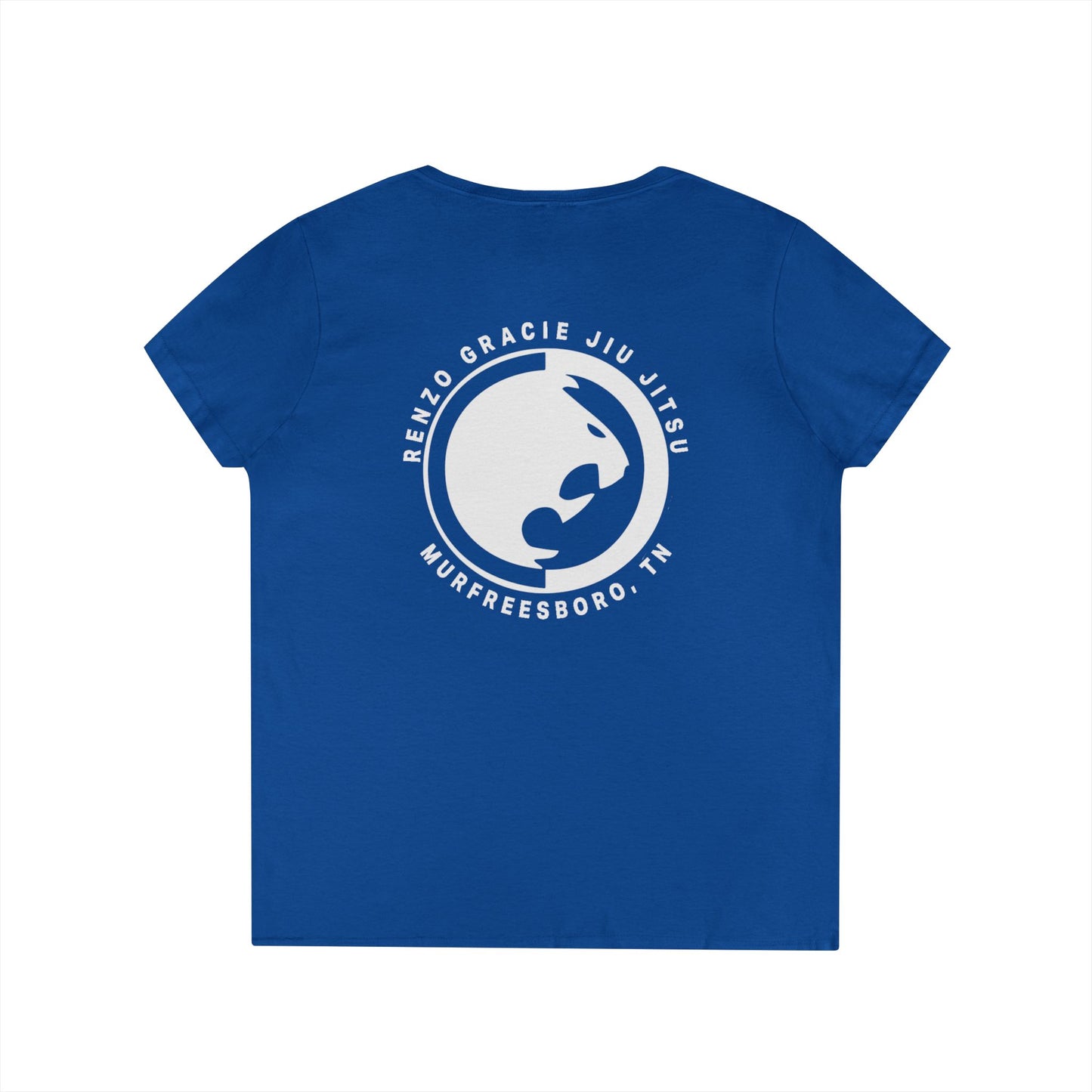 Murfreesboro Renzo Gracie Jiu-Jitsu Ladies' V-Neck T-Shirt - Perfect for Martial Arts Enthusiasts