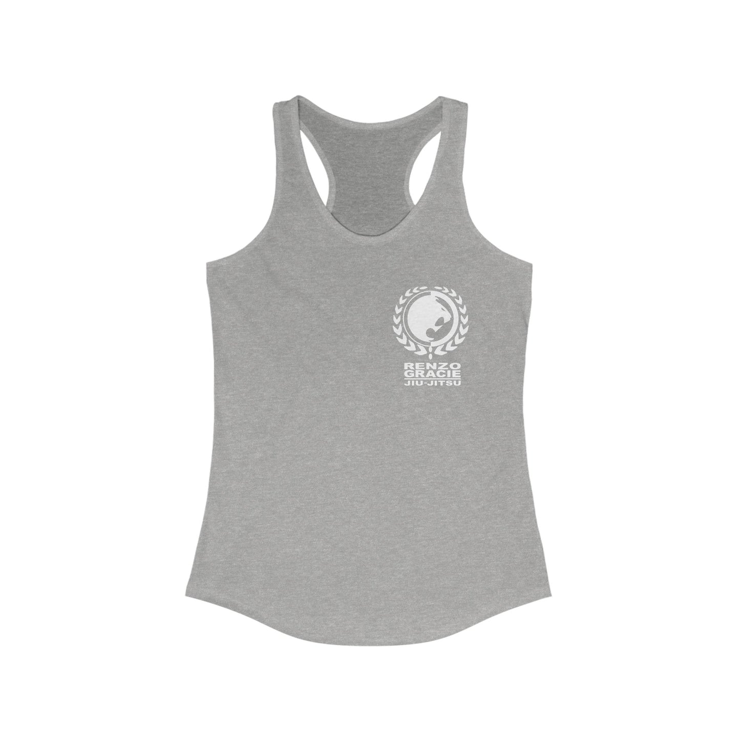 Renzo Gracie Logo Women's Ideal Racerback Tank - Perfect for Fitness and Casual Outings