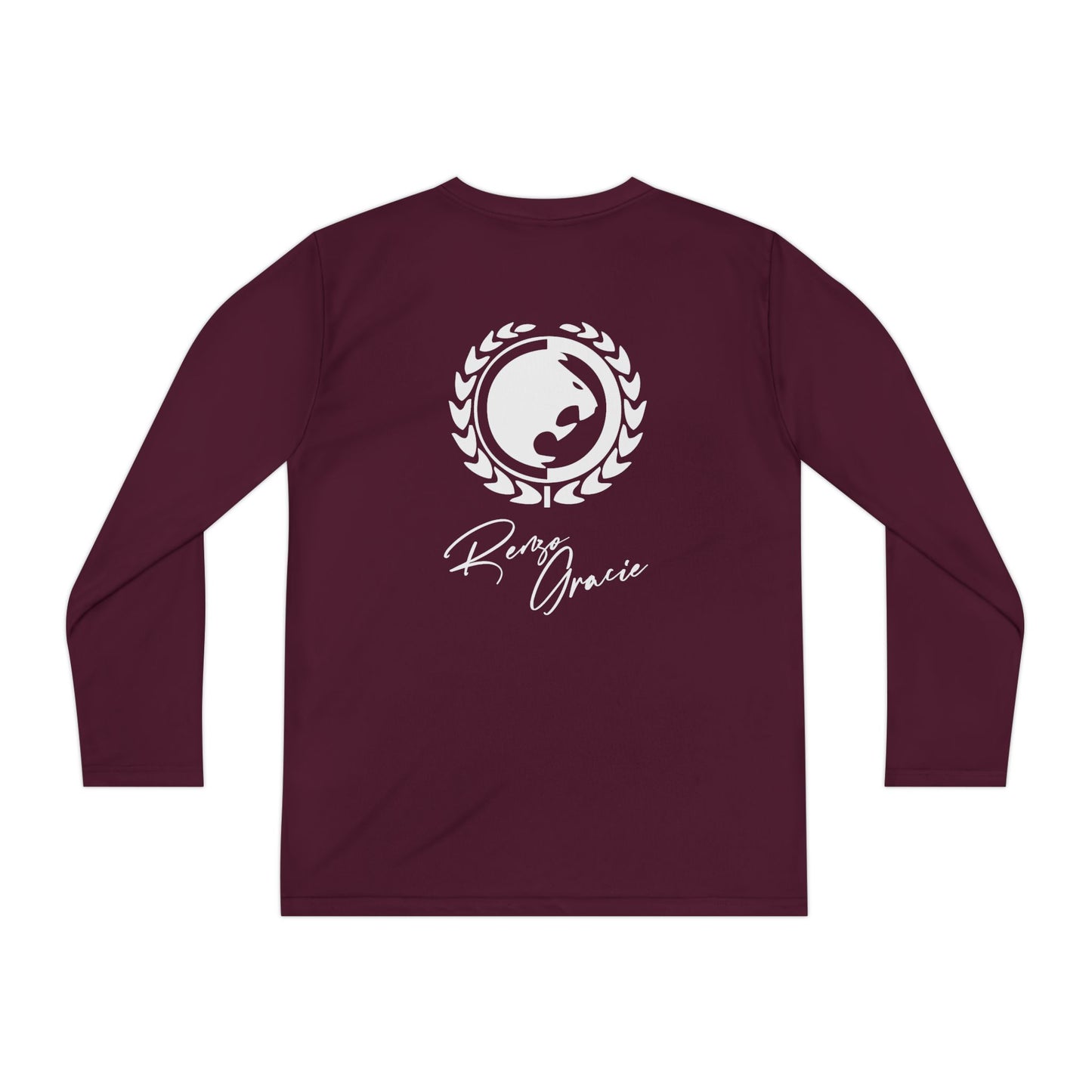 Spring Hill Youth Long Sleeve Competitor Tee - White Renzo Gracie Logo