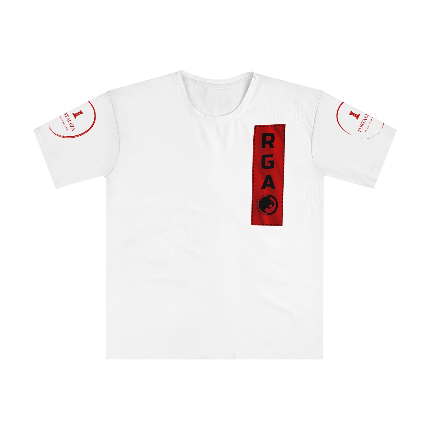 Renzo Gracie Red and Black Logo Men's Loose T-shirt