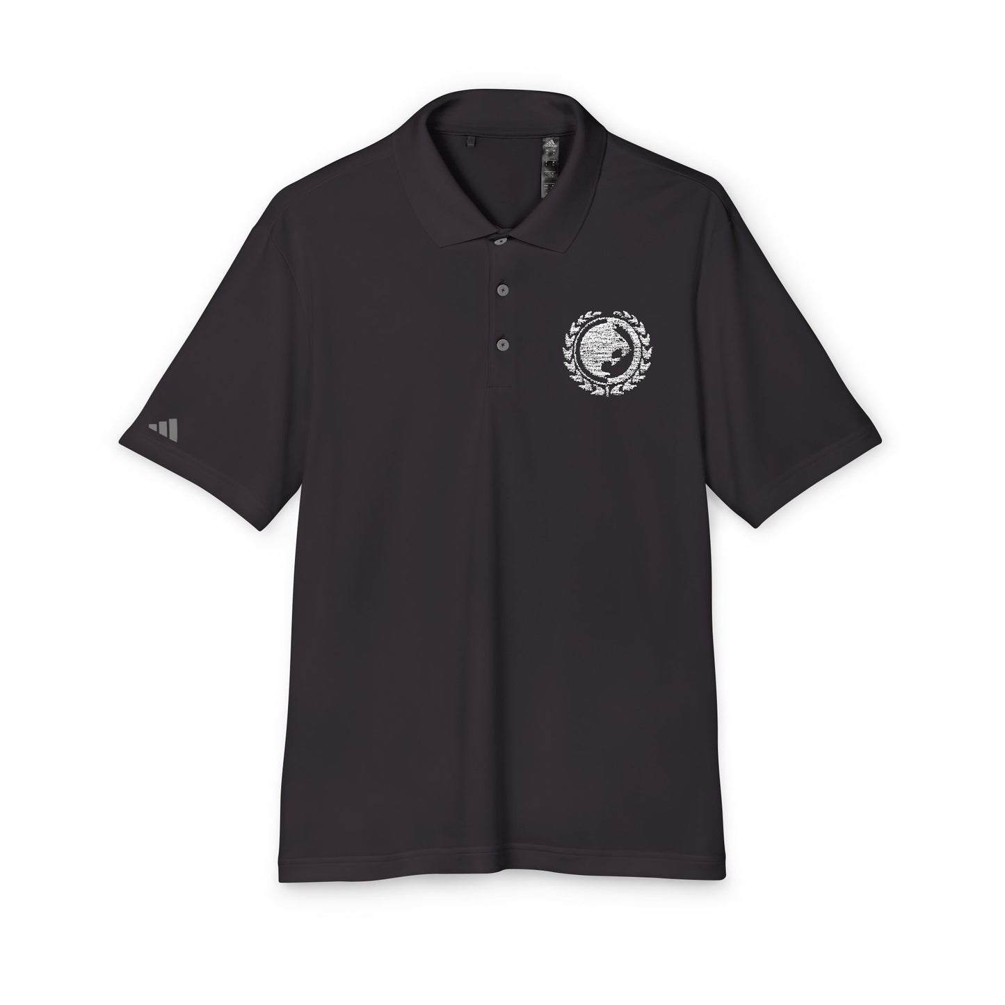 Renzo Gracie White Logo adidas Unisex Performance Polo