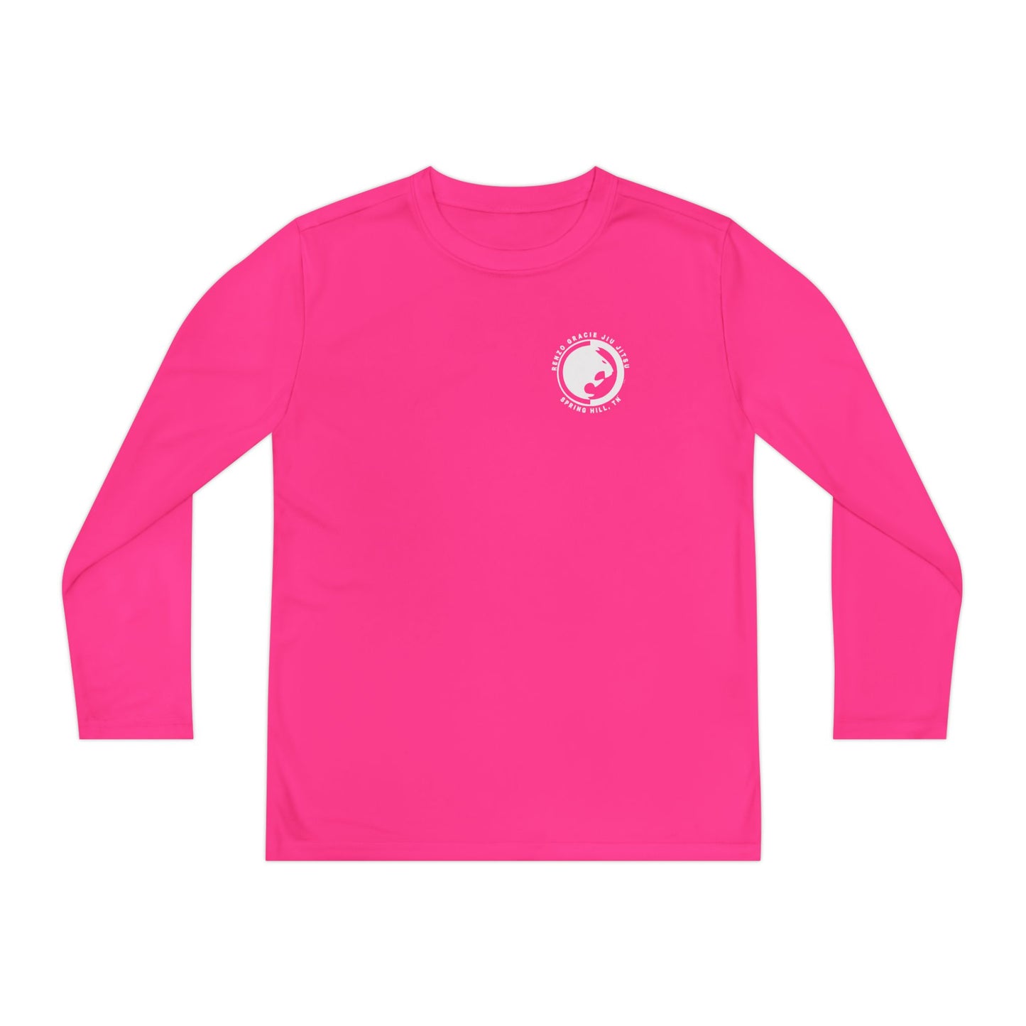 Spring Hill Youth Long Sleeve Competitor Tee - White Renzo Gracie Logo