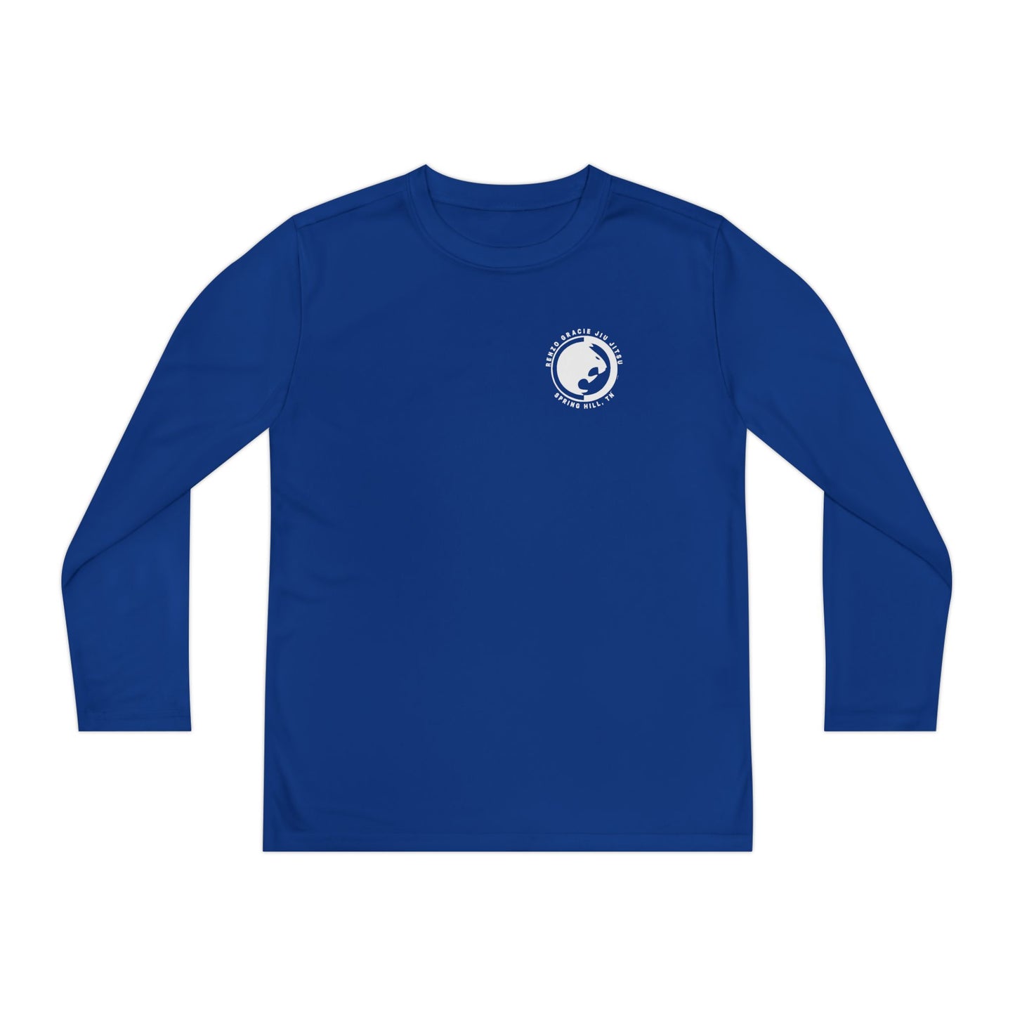 Spring Hill Youth Long Sleeve Competitor Tee - White Renzo Gracie Logo