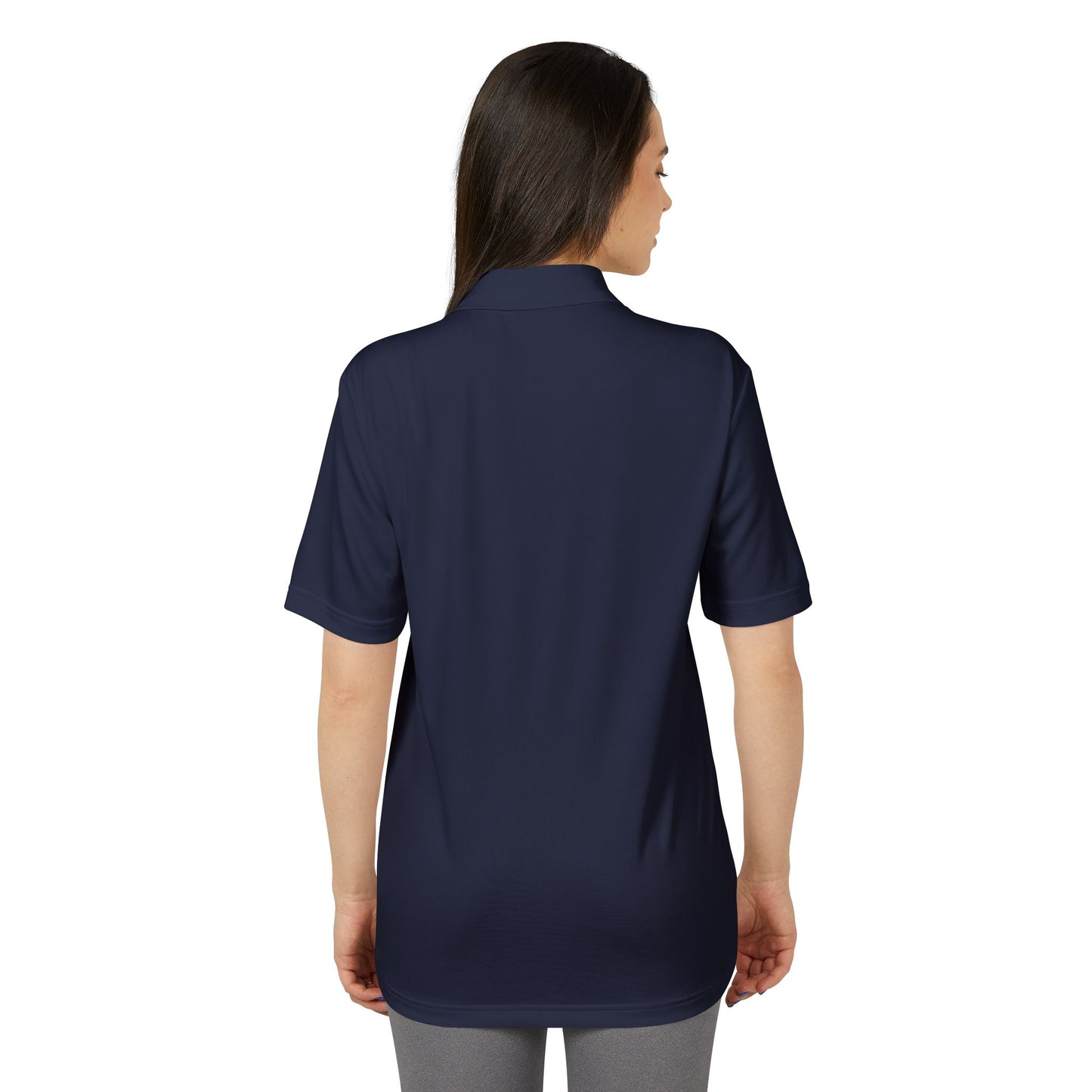 Renzo Gracie White Logo adidas Unisex Performance Polo