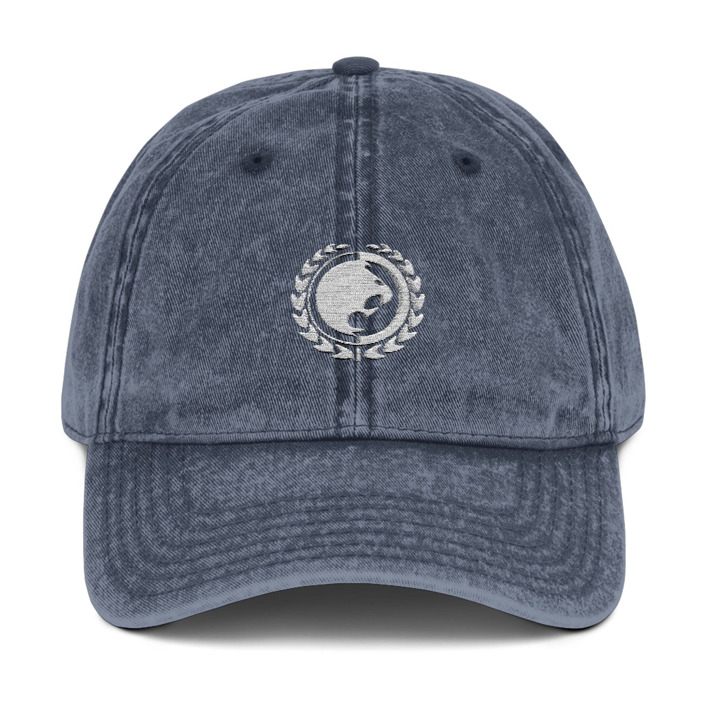 Renzo Gracie White Logo Vintage Cap (Embroidery)