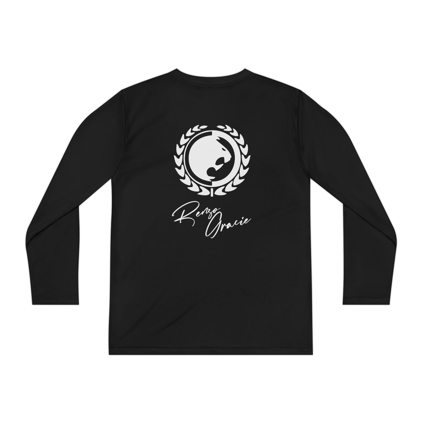 Spring Hill Youth Long Sleeve Competitor Tee - White Renzo Gracie Logo