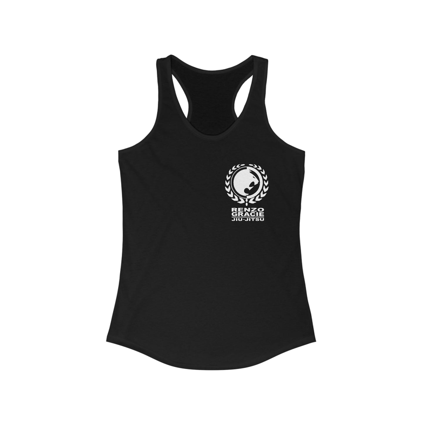 Renzo Gracie Logo Women's Ideal Racerback Tank - Perfect for Fitness and Casual Outings