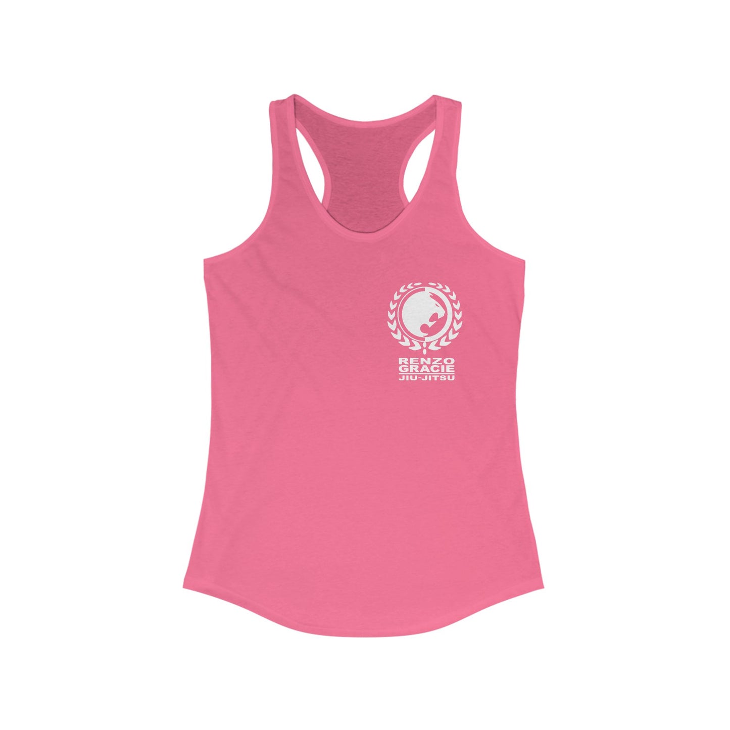 Renzo Gracie Logo Women's Ideal Racerback Tank - Perfect for Fitness and Casual Outings