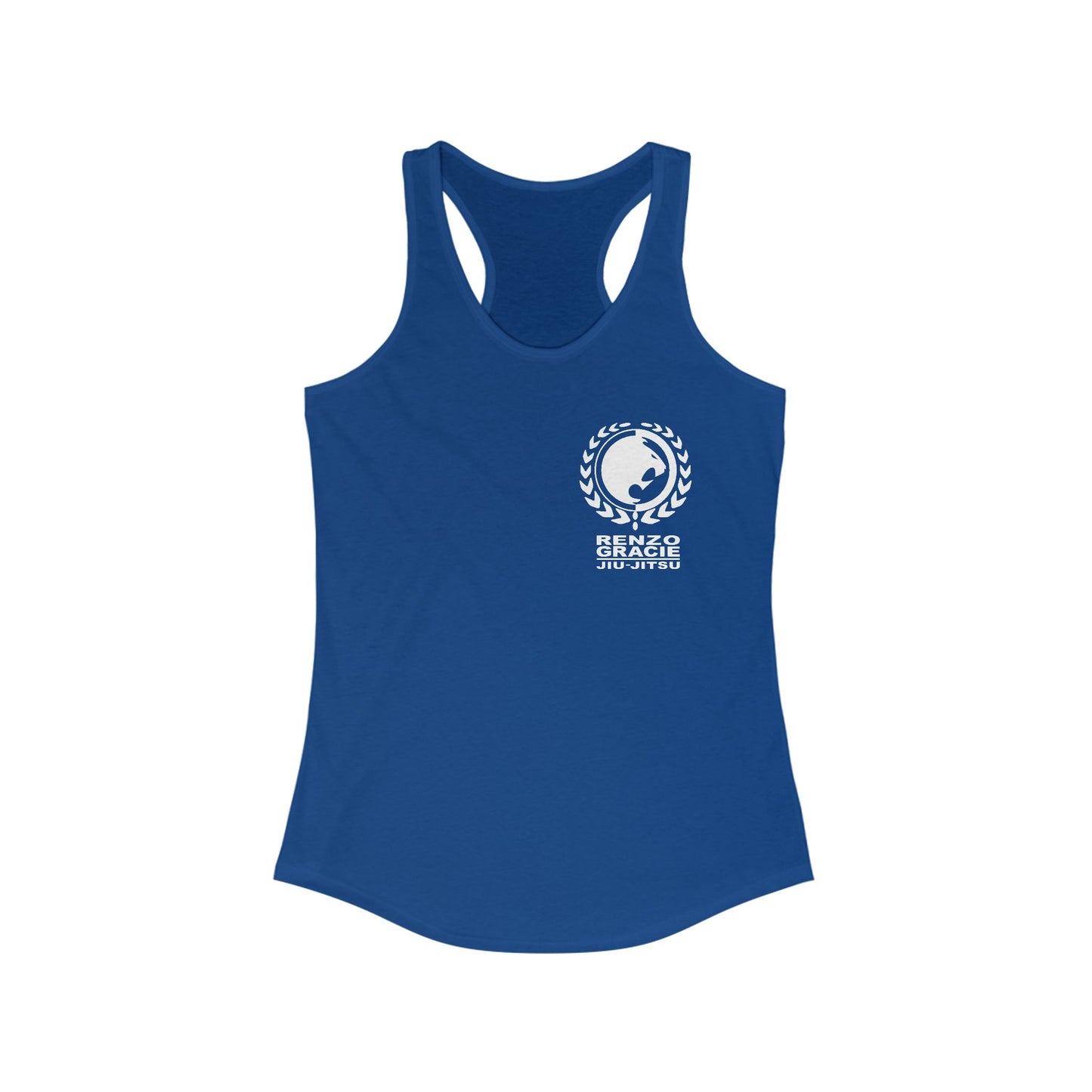 Renzo Gracie Logo Women's Ideal Racerback Tank - Perfect for Fitness and Casual Outings