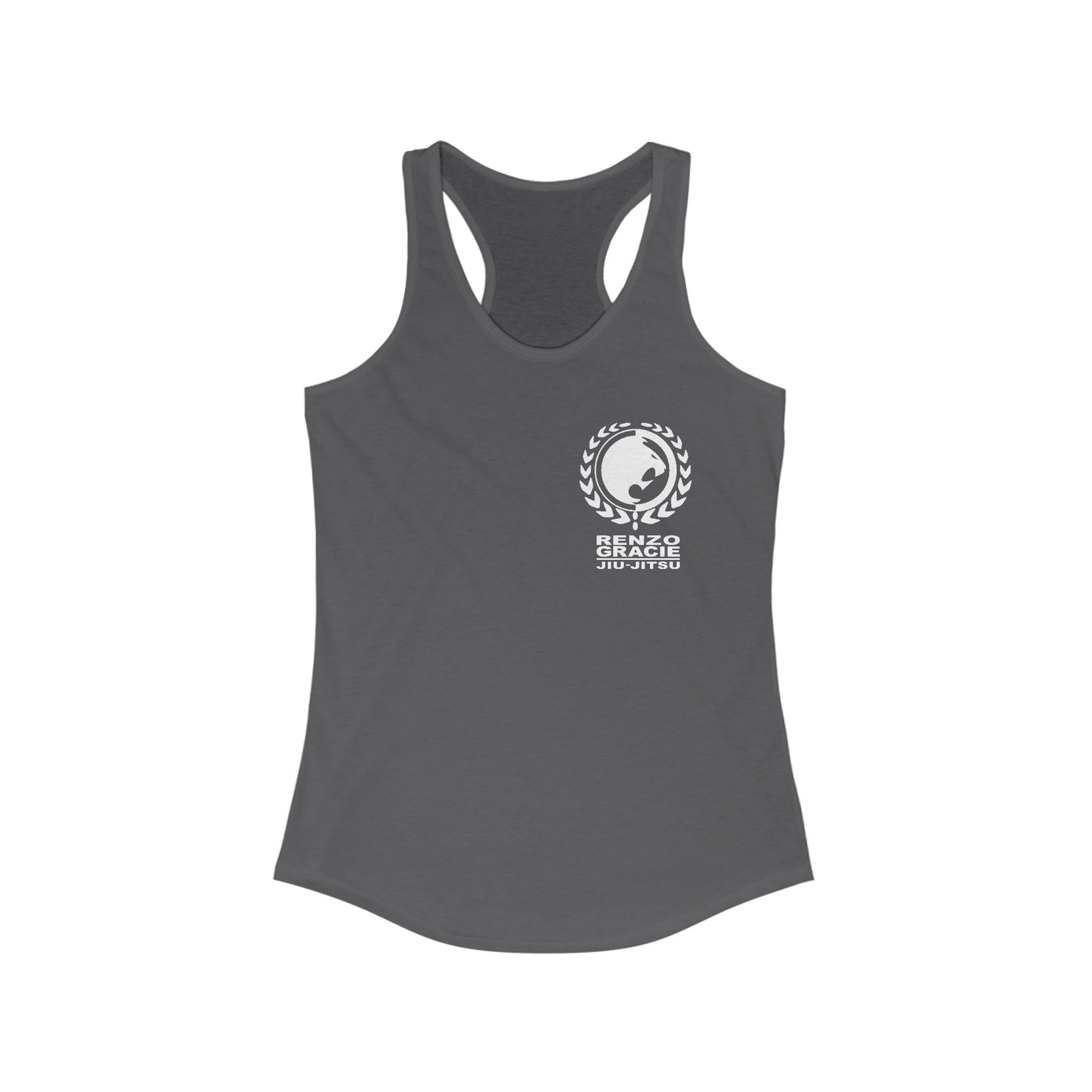 Renzo Gracie Logo Women's Ideal Racerback Tank - Perfect for Fitness and Casual Outings