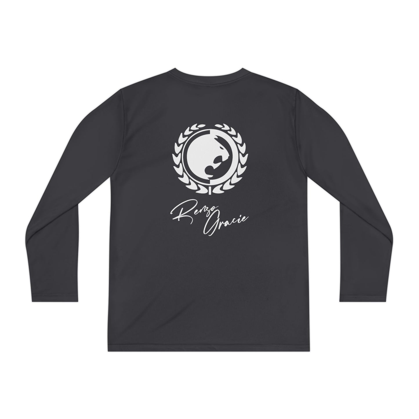 Spring Hill Youth Long Sleeve Competitor Tee - White Renzo Gracie Logo