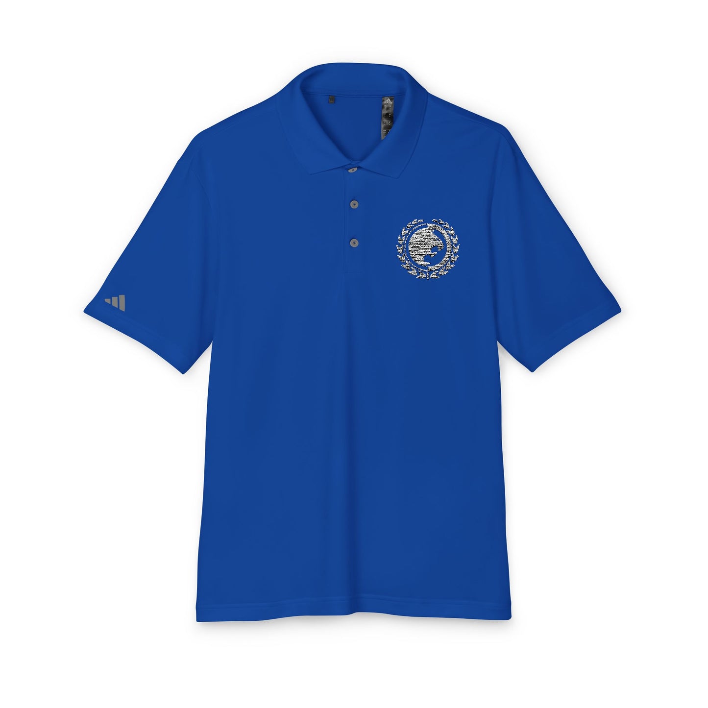 Renzo Gracie White Logo adidas Unisex Performance Polo