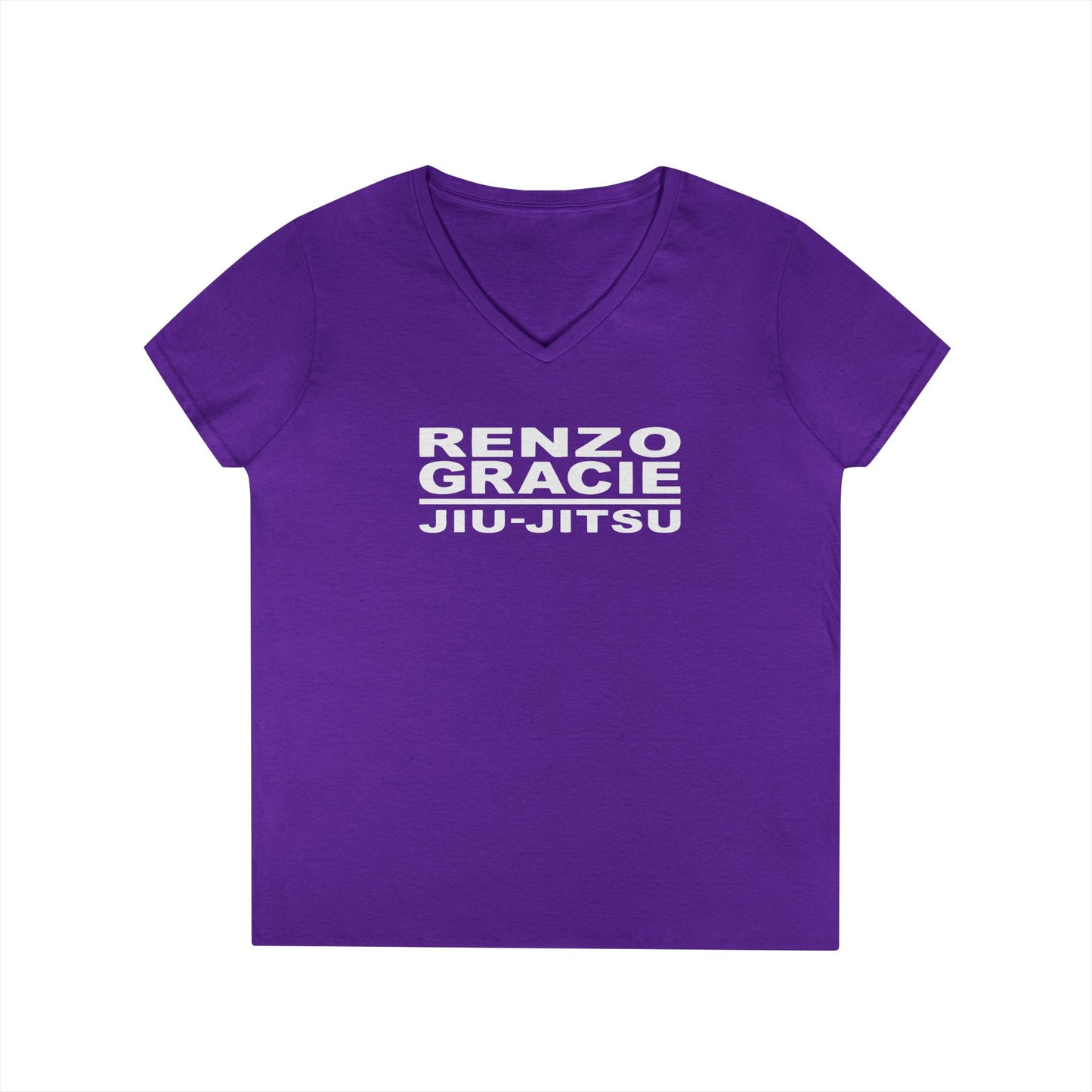 Murfreesboro Renzo Gracie Jiu-Jitsu Ladies' V-Neck T-Shirt - Perfect for Martial Arts Enthusiasts